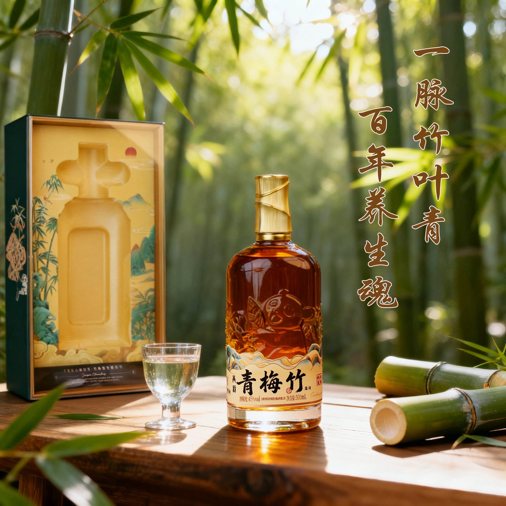 杏纷青梅竹（国宝有礼熊猫）